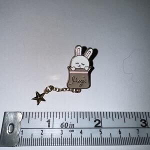 Small Bunny Rabbit Pin Brooch